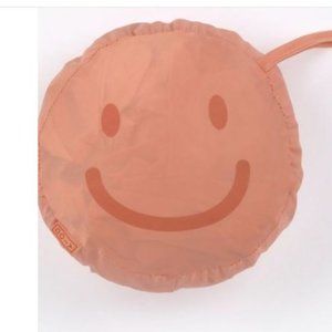 Orange Smile Raincoat in a bag poncho NWT